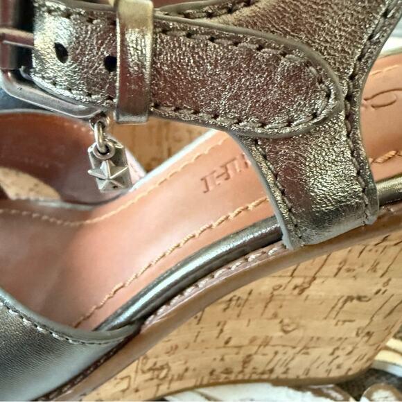 Coach Platform Wedge Heels Sandals Shoes Women’s 8 - Picture 5 of 11